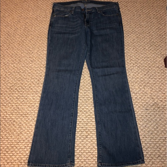Old Navy Denim - Old Navy The Flirt Boot Cut Dark Blue Jeans 12s